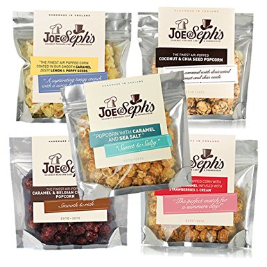 Win a surprise bundle of Joe & Seph's Gourmet Popcorn